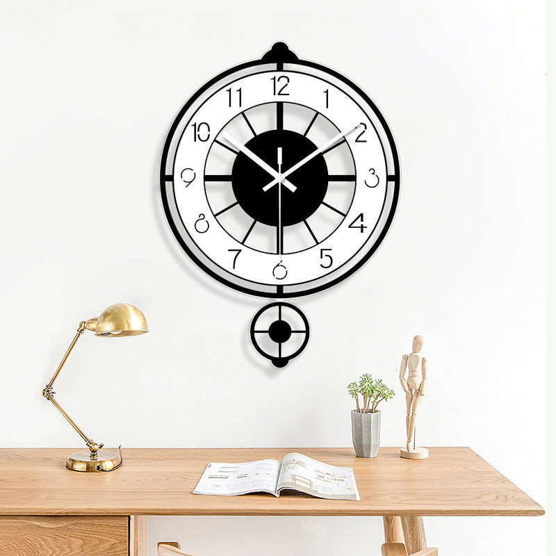 Luxury Nordic Wall Clock Collection - Water Drop, Deer Head, Dog, Panda &amp; More Designs