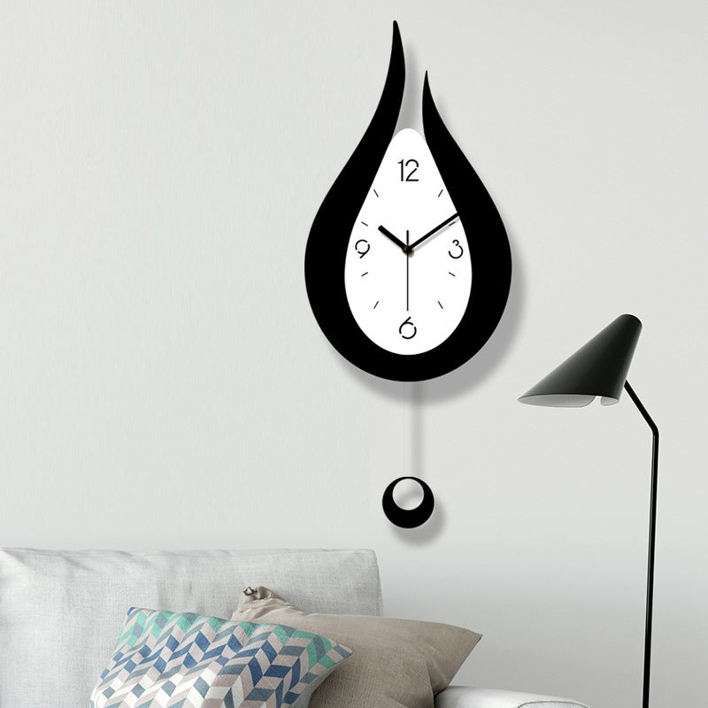 Luxury Nordic Wall Clock Collection - Water Drop, Deer Head, Dog, Panda &amp; More Designs