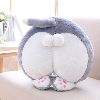 Cute Funny Cat Ass Pillow – Hand Warmer &amp; Cozy Plush Pillow